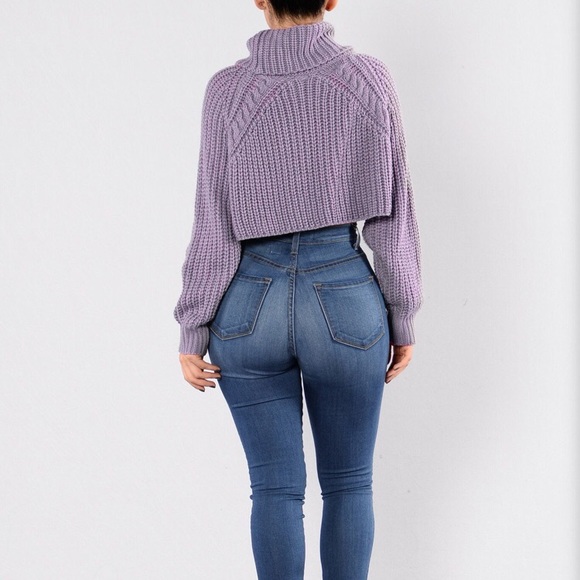 (SOLD) Halina Sweater - Lavender - Picture 6 of 6